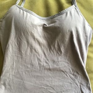 Garnet Hill camisole with built in bra